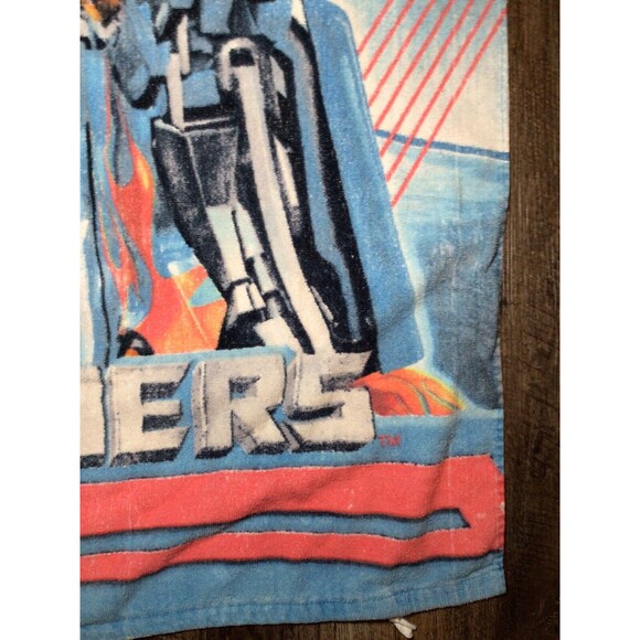 Vintage Transformers Bath Beach Towel Large 29”x53” Optimus Prime Movie - Picture 15 of 16